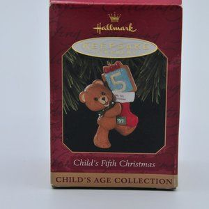 Hallmark Ornament Child's Fifth Christmas